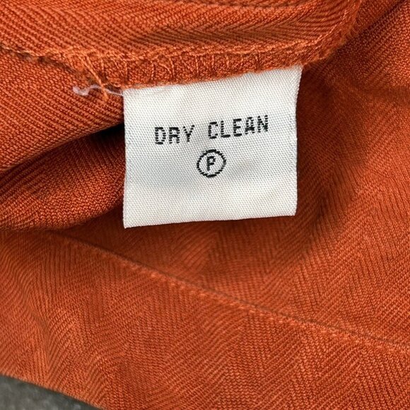 Tommy Bahama Silk Shirt Mens Extra Large Orange Rust Cigar Loop Collar Party XL - Picture 14 of 16